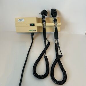 Welch Allyn 767 Wall Transformer with Heads Ophthalmoscope & Otoscope